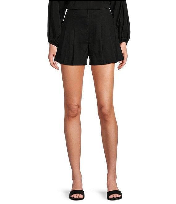 Antonio Melani Tropez Pleated Coordinating Linen Blend Shorts Product Image