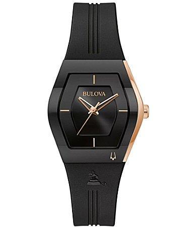 Bulova Futuro Womens Gold Tone Stainless Steel Bracelet Watch - 97L164 Product Image