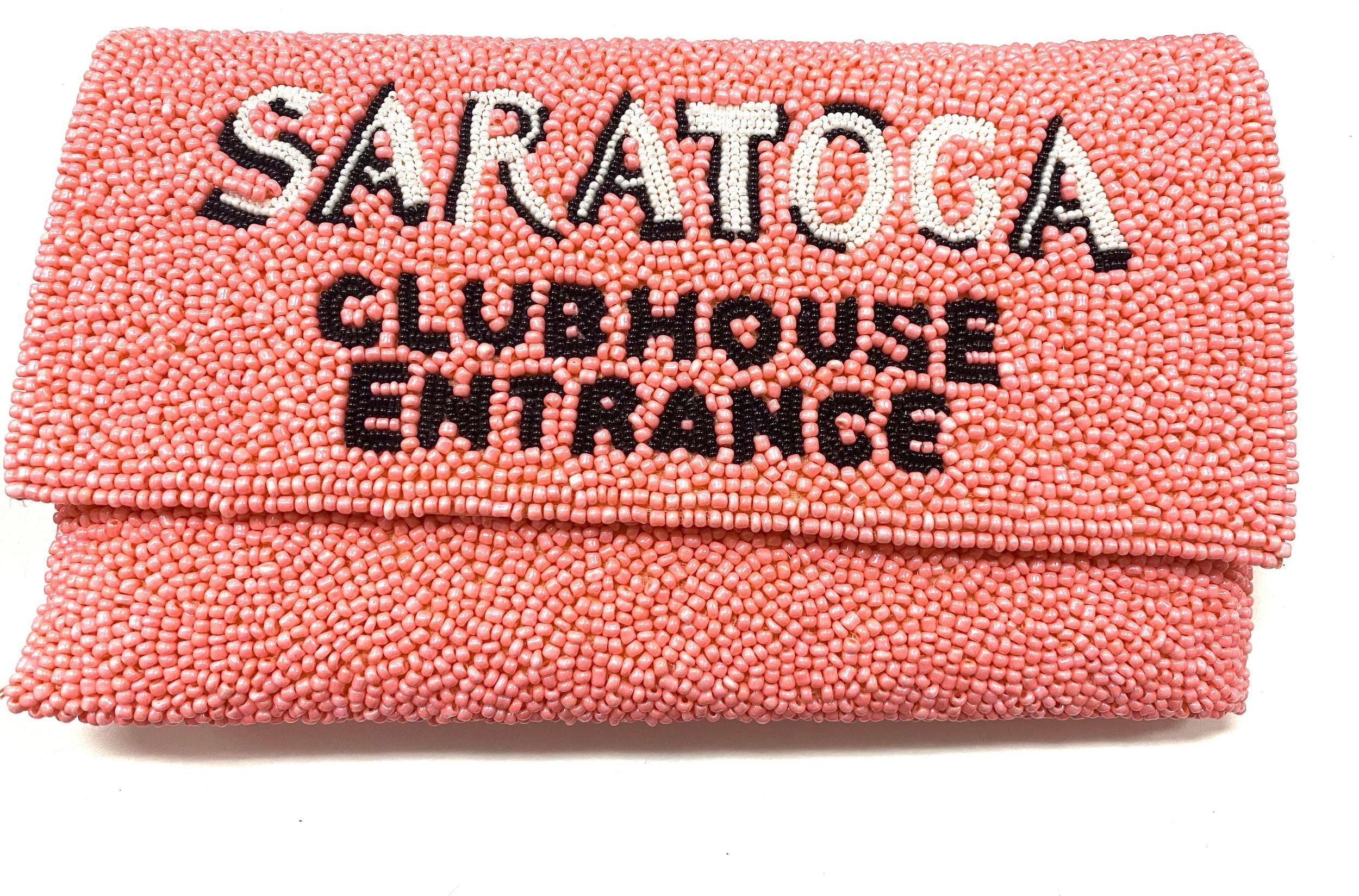 Beaded Saratoga Clubhouse Clutch 4 colors Product Image