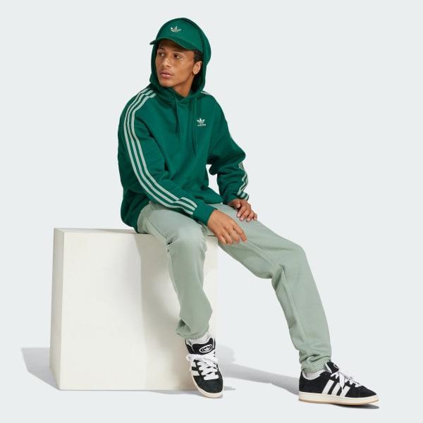 adidas Trefoil Essentials Pants Silver Green XL Mens Product Image