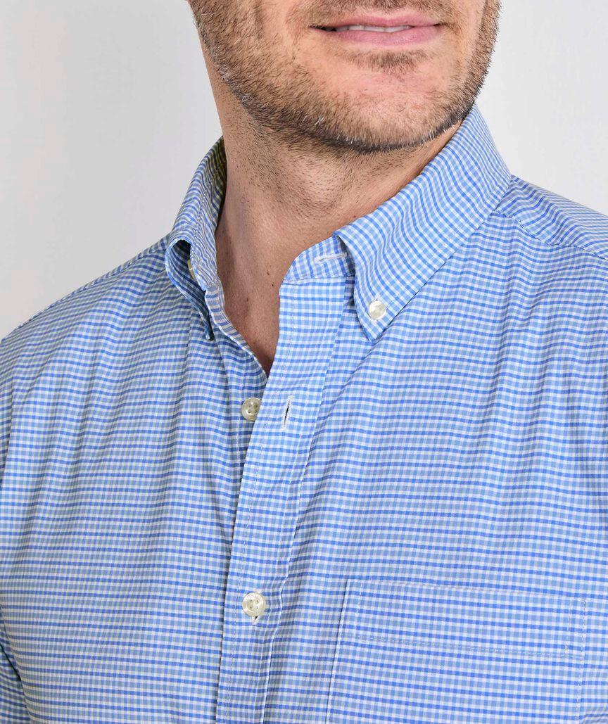 Tradewind Check Performance Cotton Shirt Product Image
