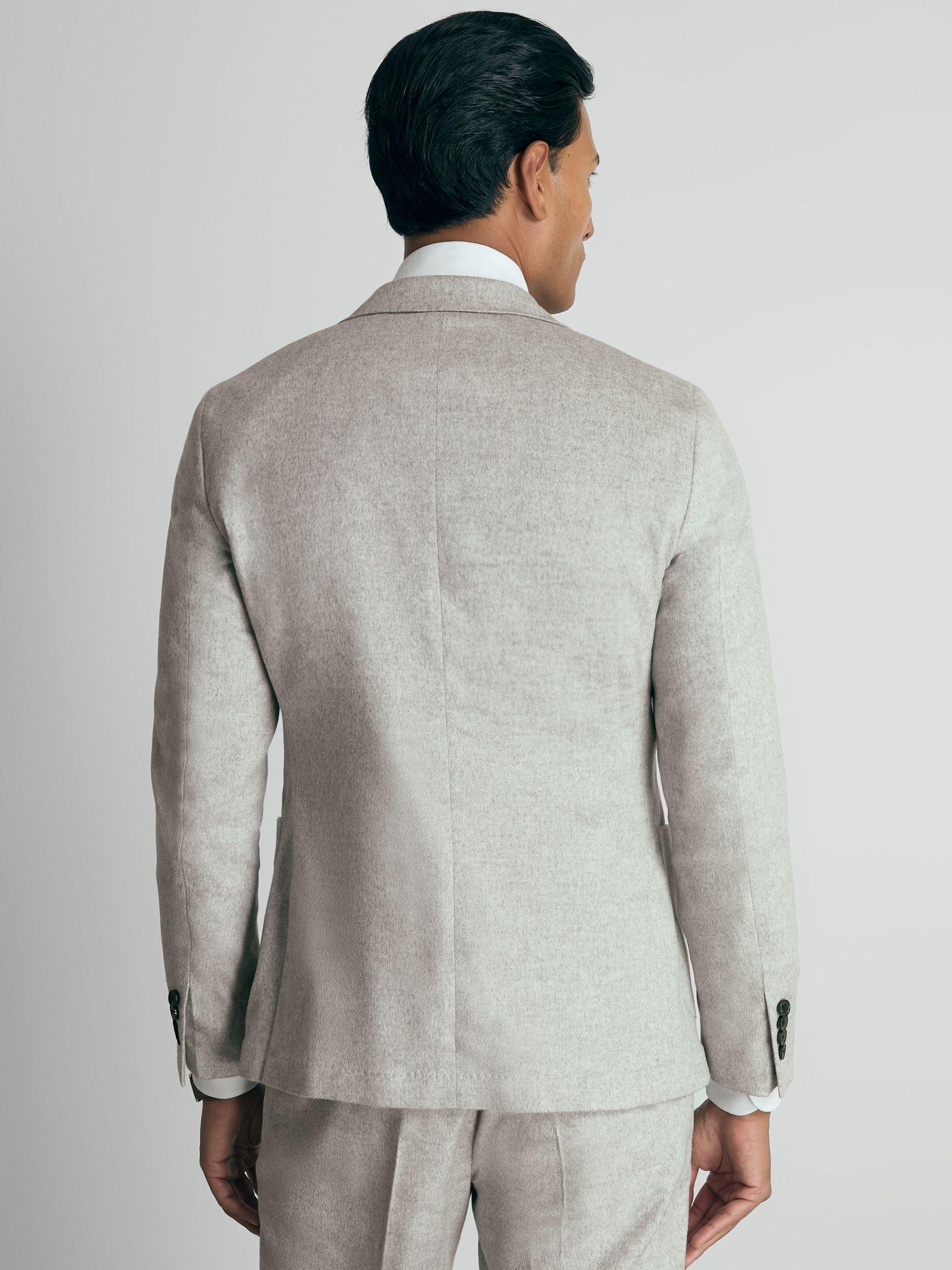 Atelier SIngle-Breasted Suit Jacket in Grey Melange Product Image