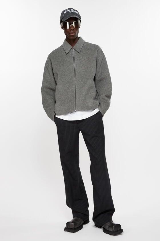 Wool zipper jacket Product Image