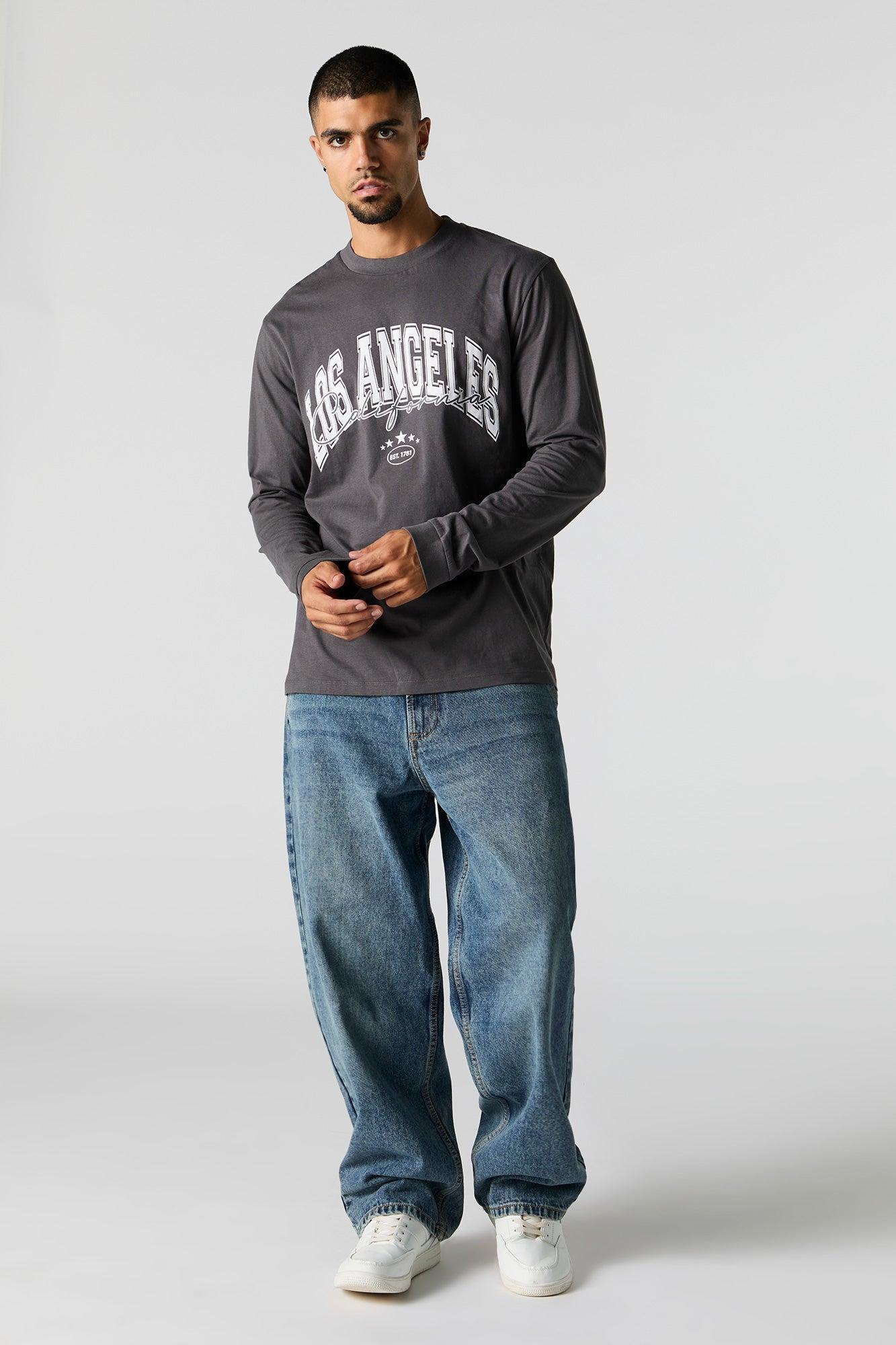City Graphic Long Sleeve Top Male Product Image