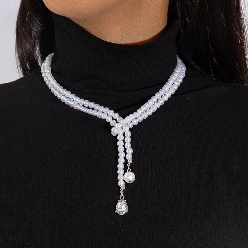 Beaded Lariat Necklace Product Image