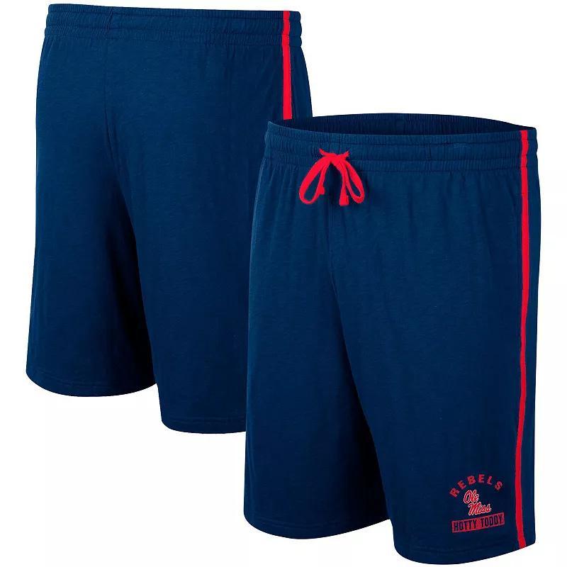 Mens Colosseum Navy West Virginia Mountaineers Thunder Slub Shorts Product Image