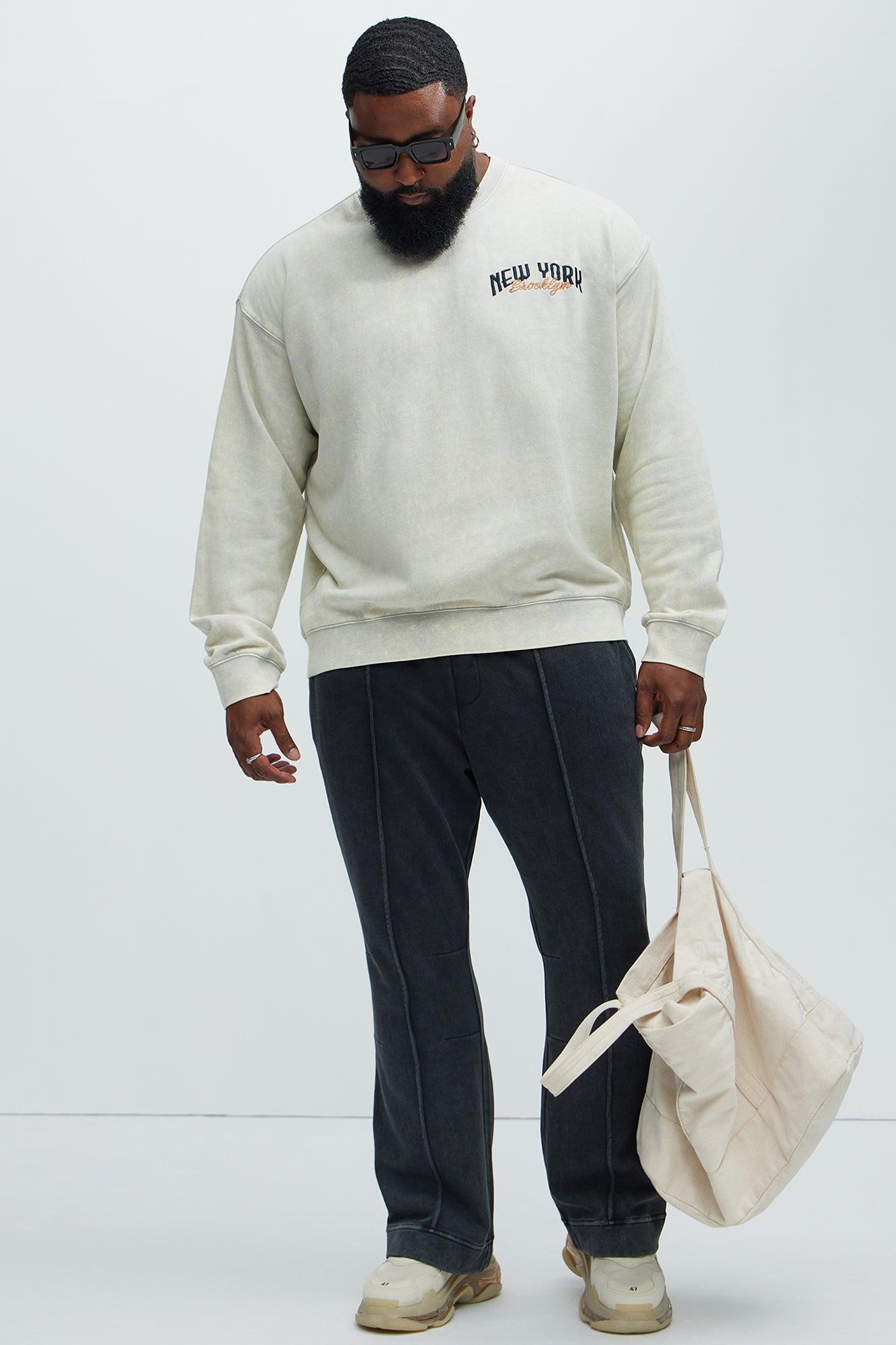 Ian Skinny Flare Sweatpants - Black Product Image