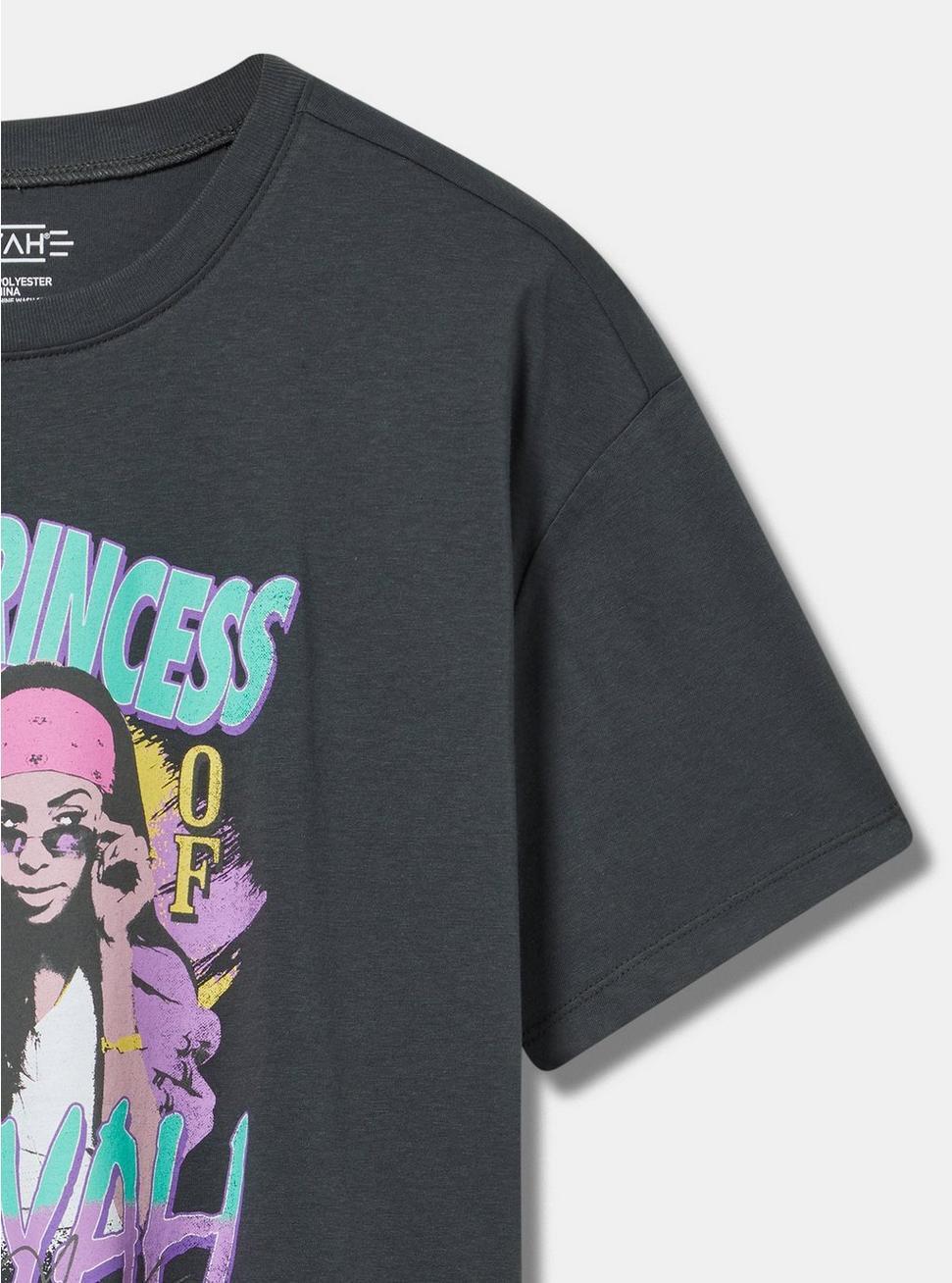 Aaliyah Relaxed Cotton Crew Tee Product Image