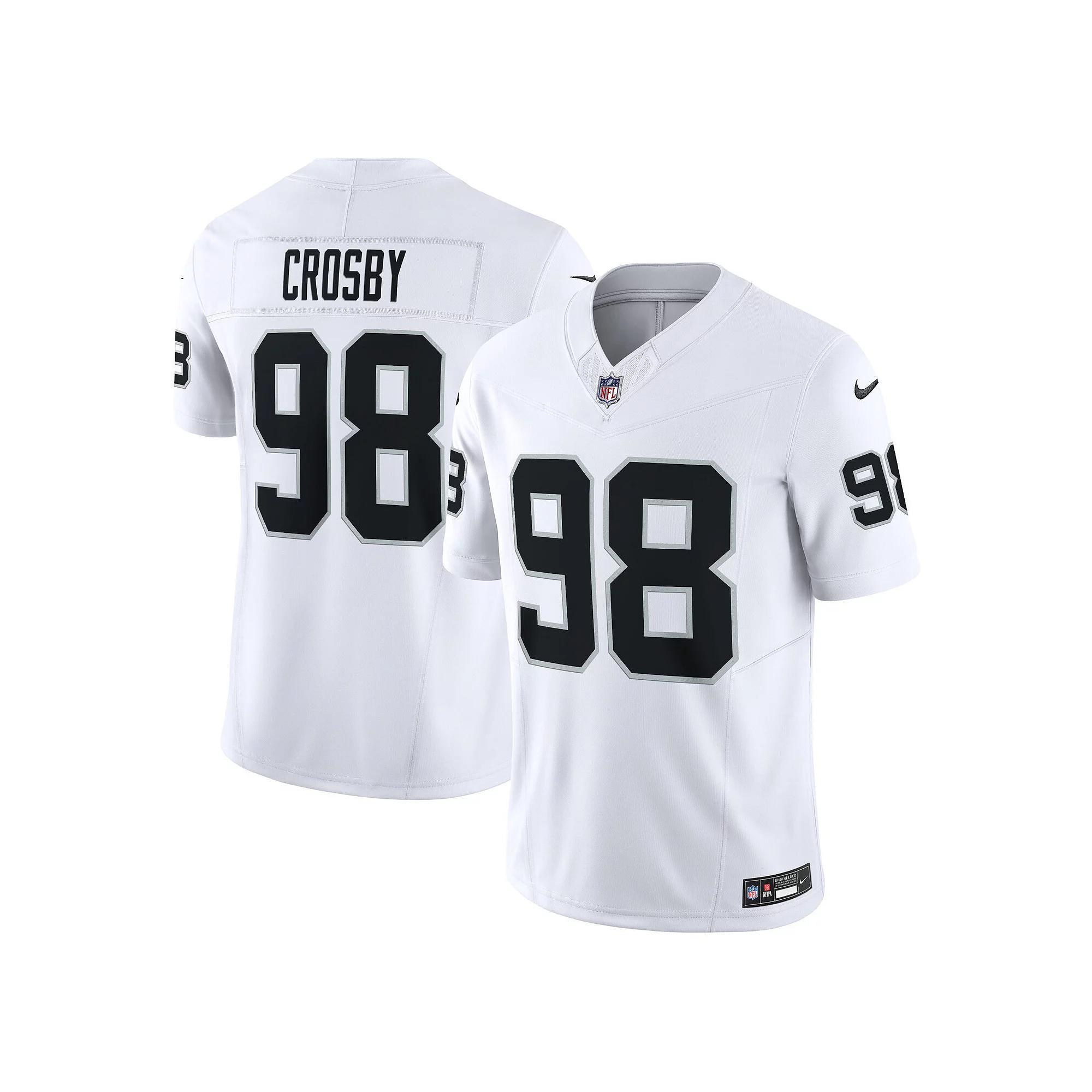 Men's Nike Maxx Crosby White Las Vegas Raiders Vapor F.U.S.E. Limited  Jersey, Size: Medium, Lvr White Product Image