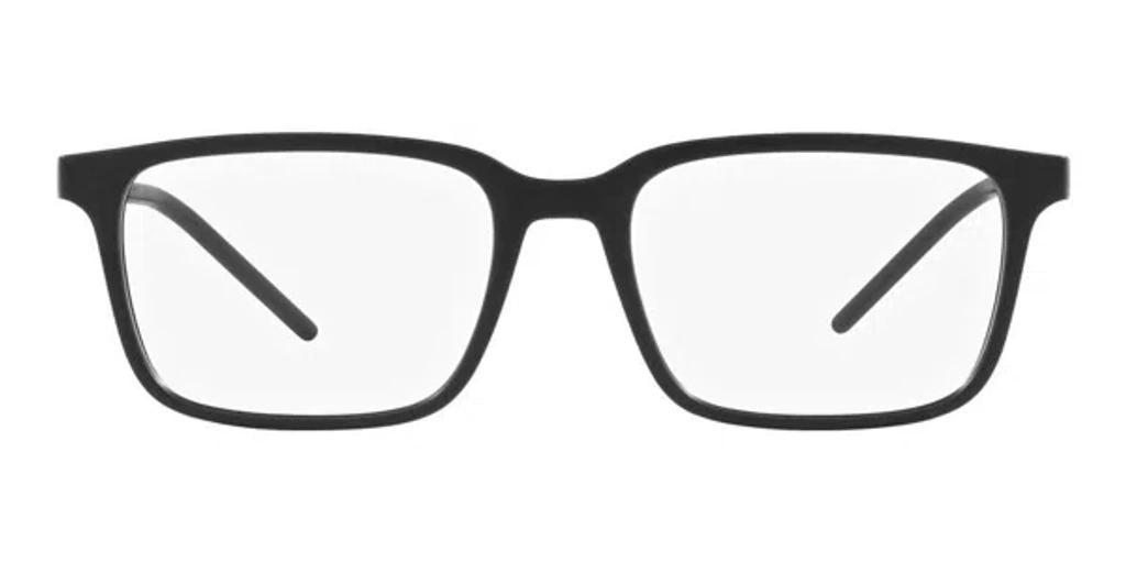 DOLCE & GABBANA Dg5099 2525 N 55 Men's Rectangular Eyeglasses - Matte Black Frame Product Image