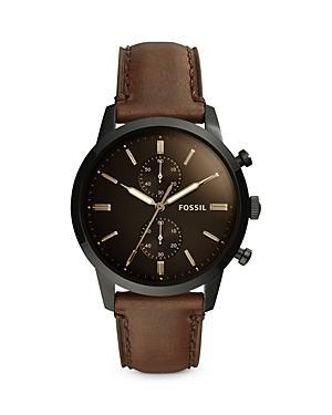 Fossil Townsman Chronograph Brown Leather Watch Product Image