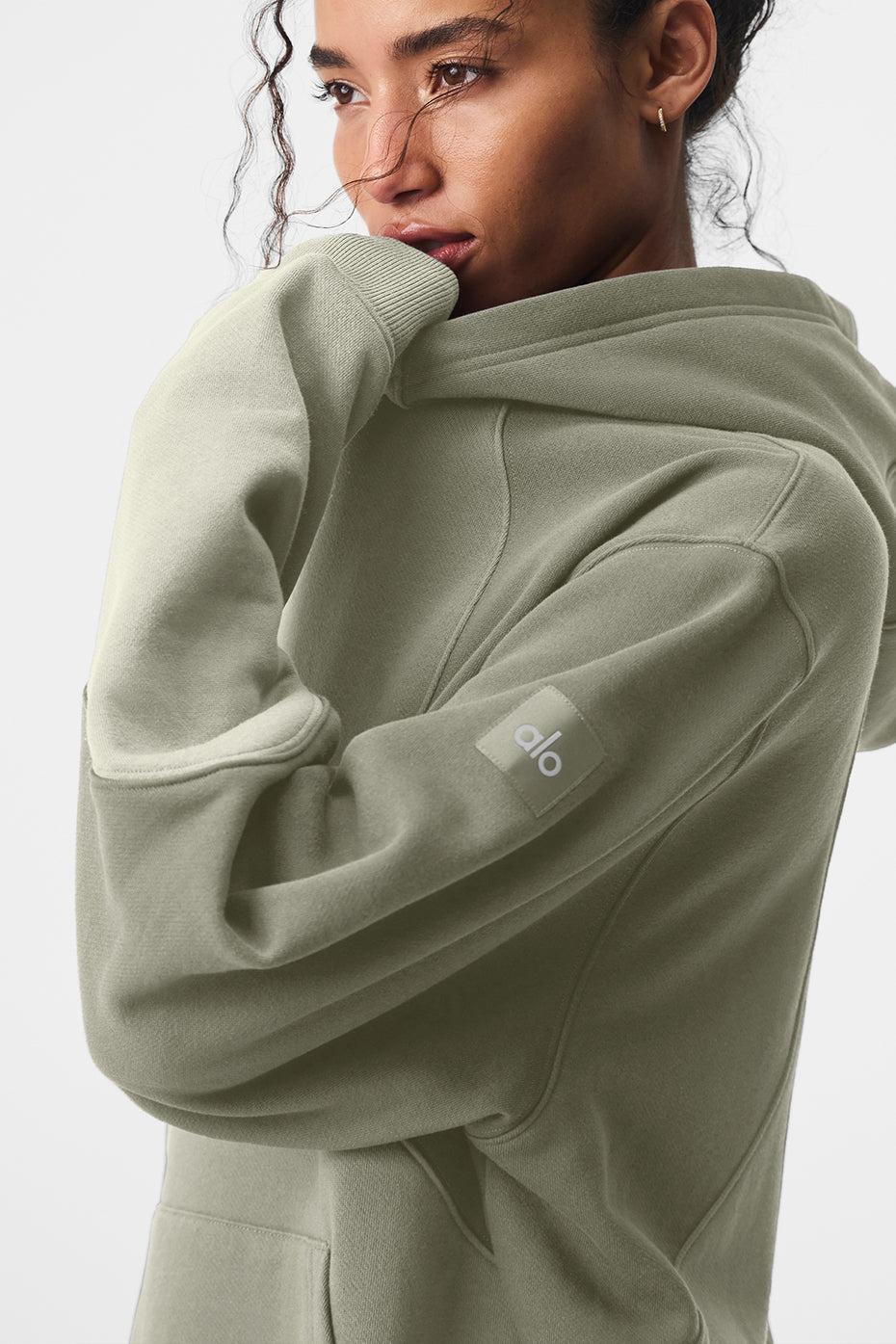 Alo Yoga | Make Waves Hoodie Green, Size: XL WOMEN/L MEN Product Image