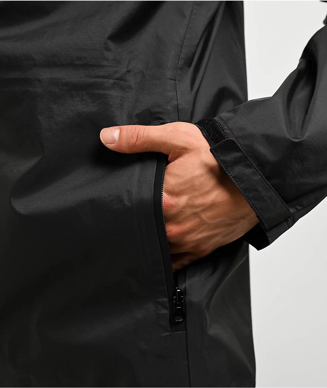 Dravus Tidal Black Rain Jacket Product Image