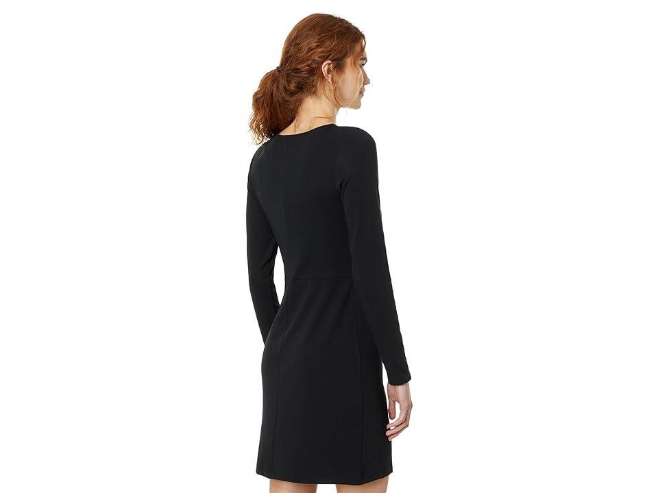 Lilly Pulitzer Lynn Long Sleeve Twist Dr (Onyx) Women's Dress Product Image