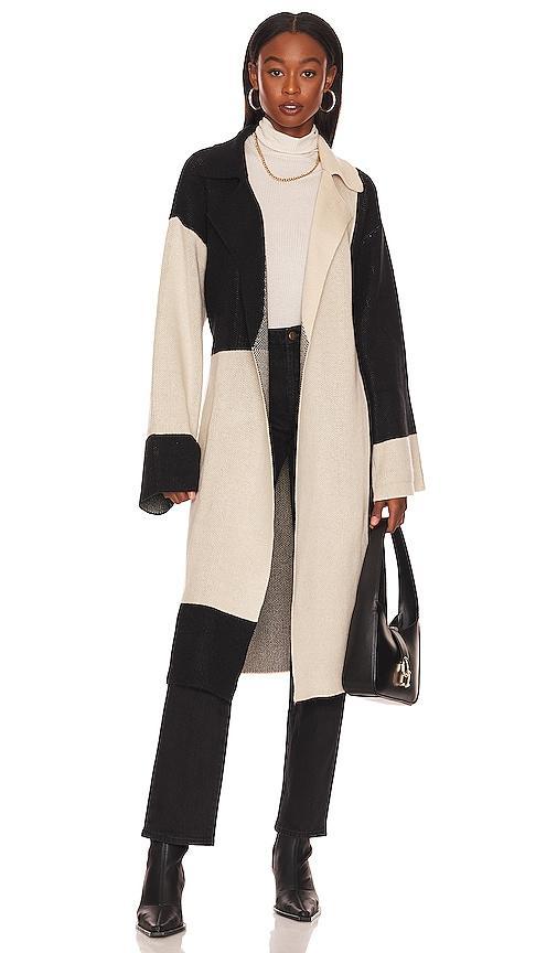 Jaren Color Block Long Cardigan L'Academie Product Image