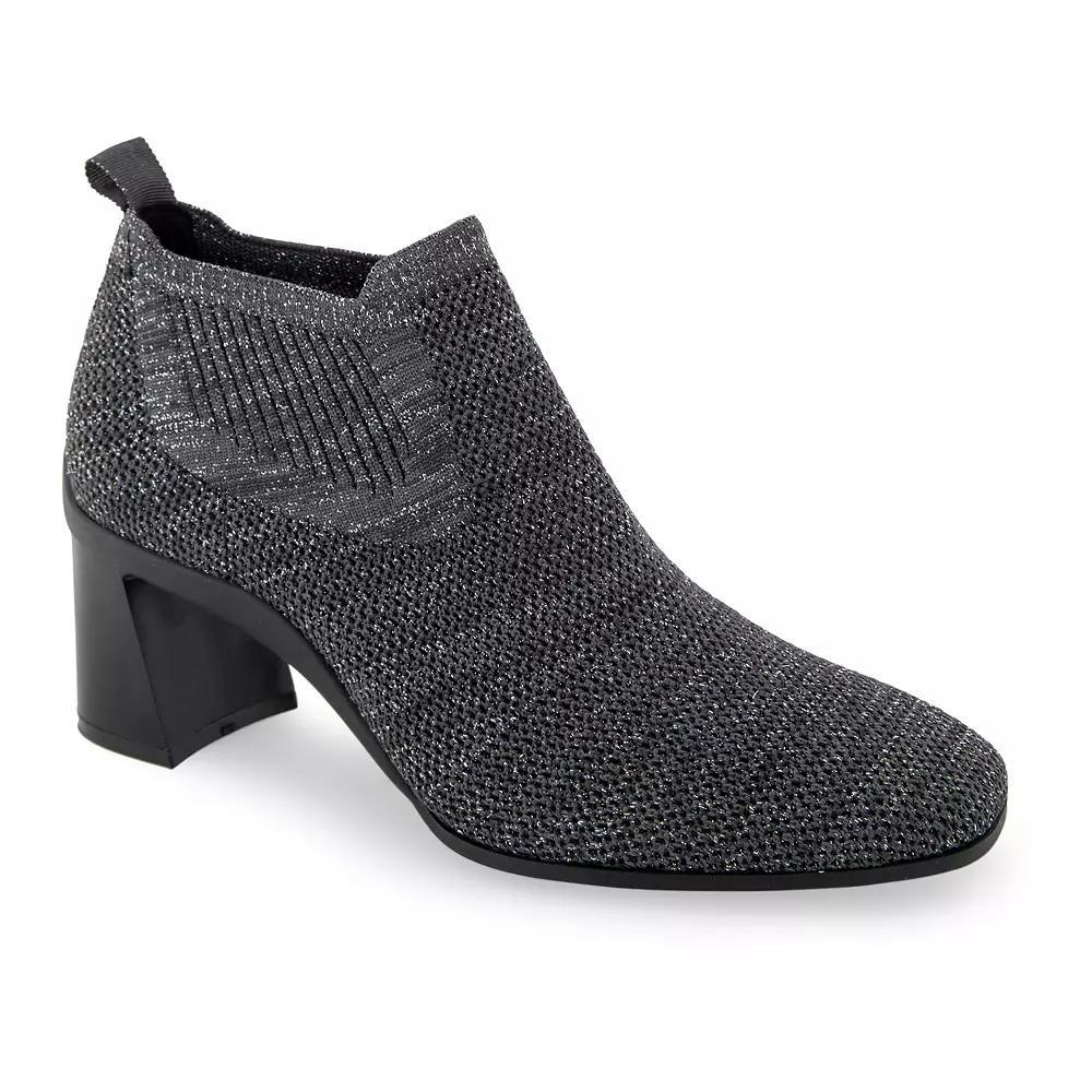 Aerosoles Canvas Women's Stretch Knit Ankle Boots, Size: 8, Grey Knit Product Image