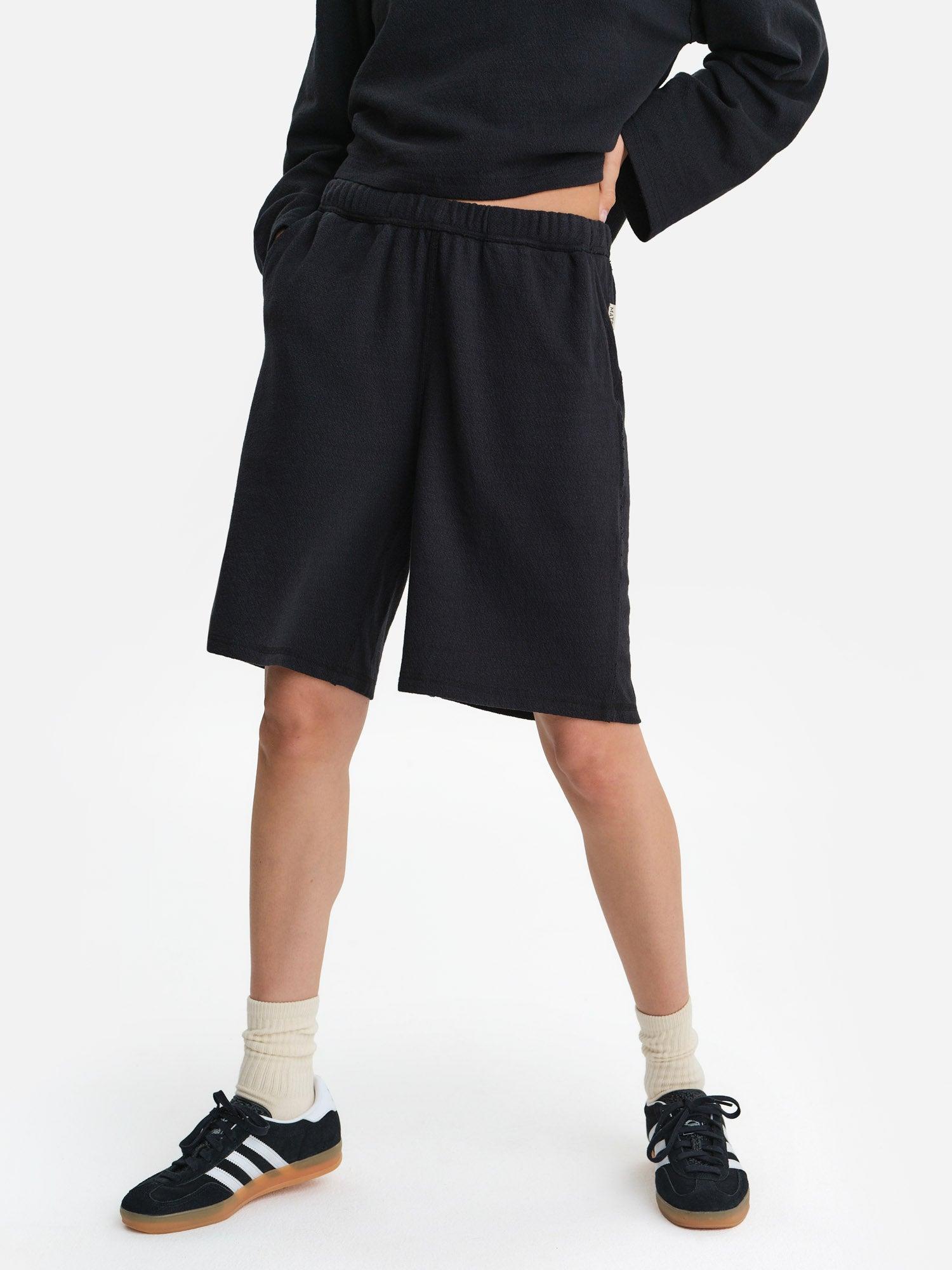 Textured Knit Boxy Short Female Product Image