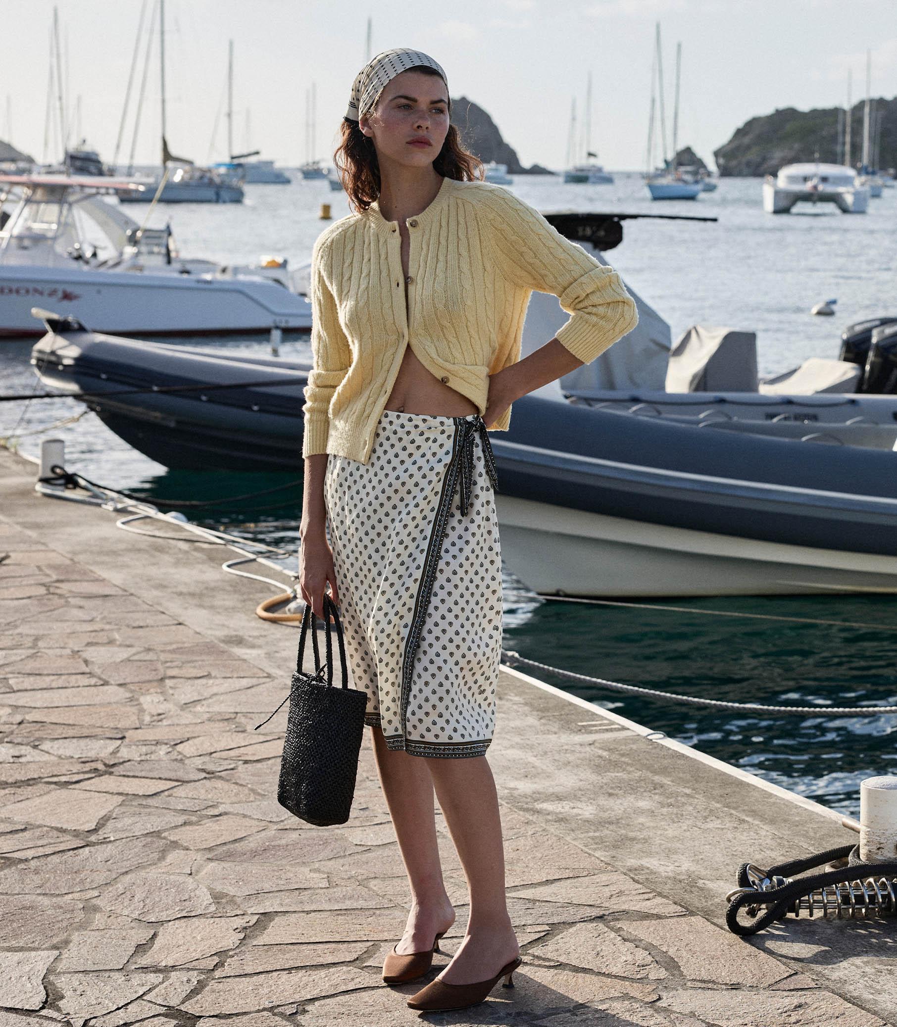 PENROSE CARDIGAN -- LEMON CHIFFON Product Image