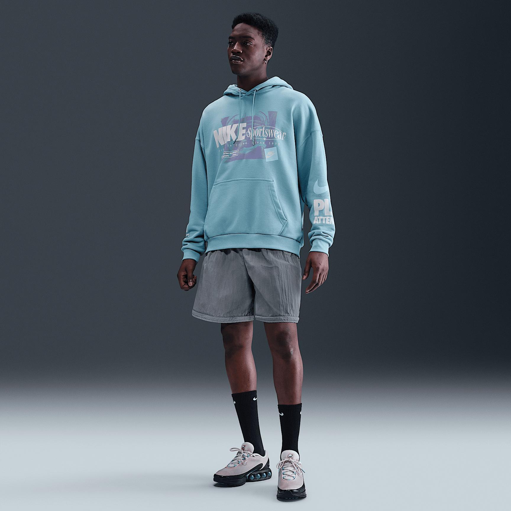 Nike Men's Club Oversized French Terry Pullover Hoodie Product Image