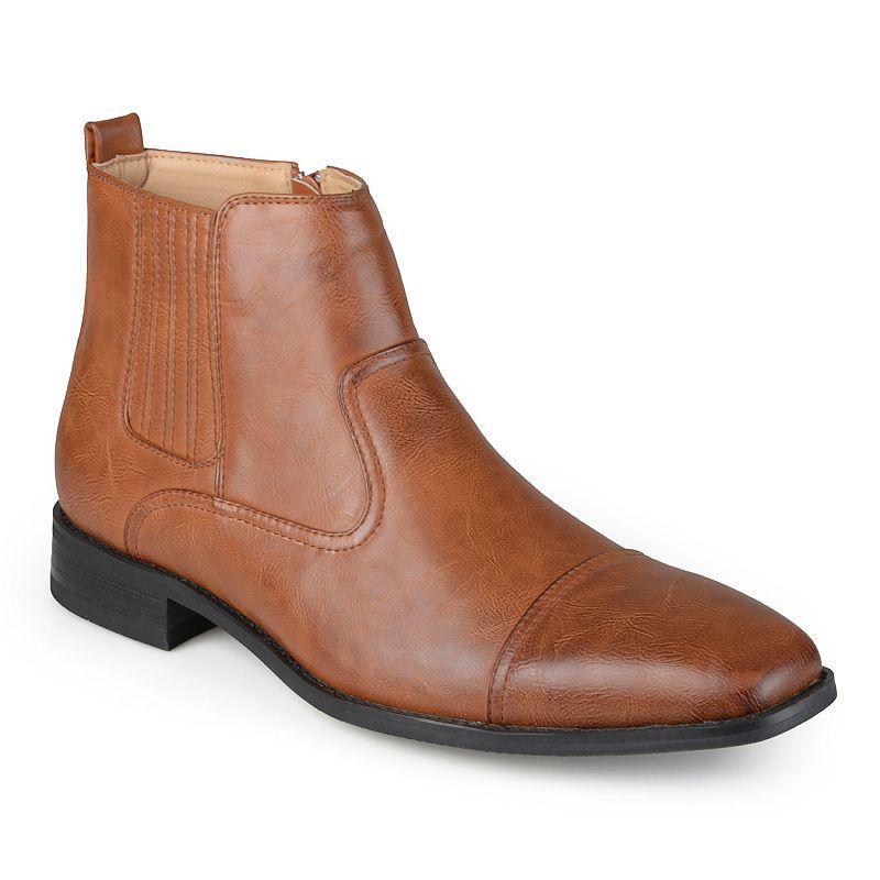 VANCE Alex Men's Cap-Toe Dress Boots, Size: 12 Wide Product Image