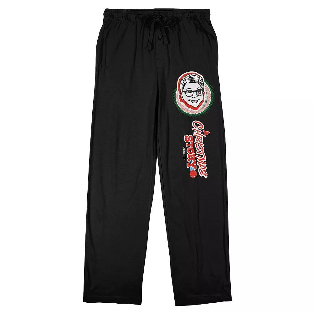 Men's A Christmas Story Sleep Pants, Size: Small, Black Product Image