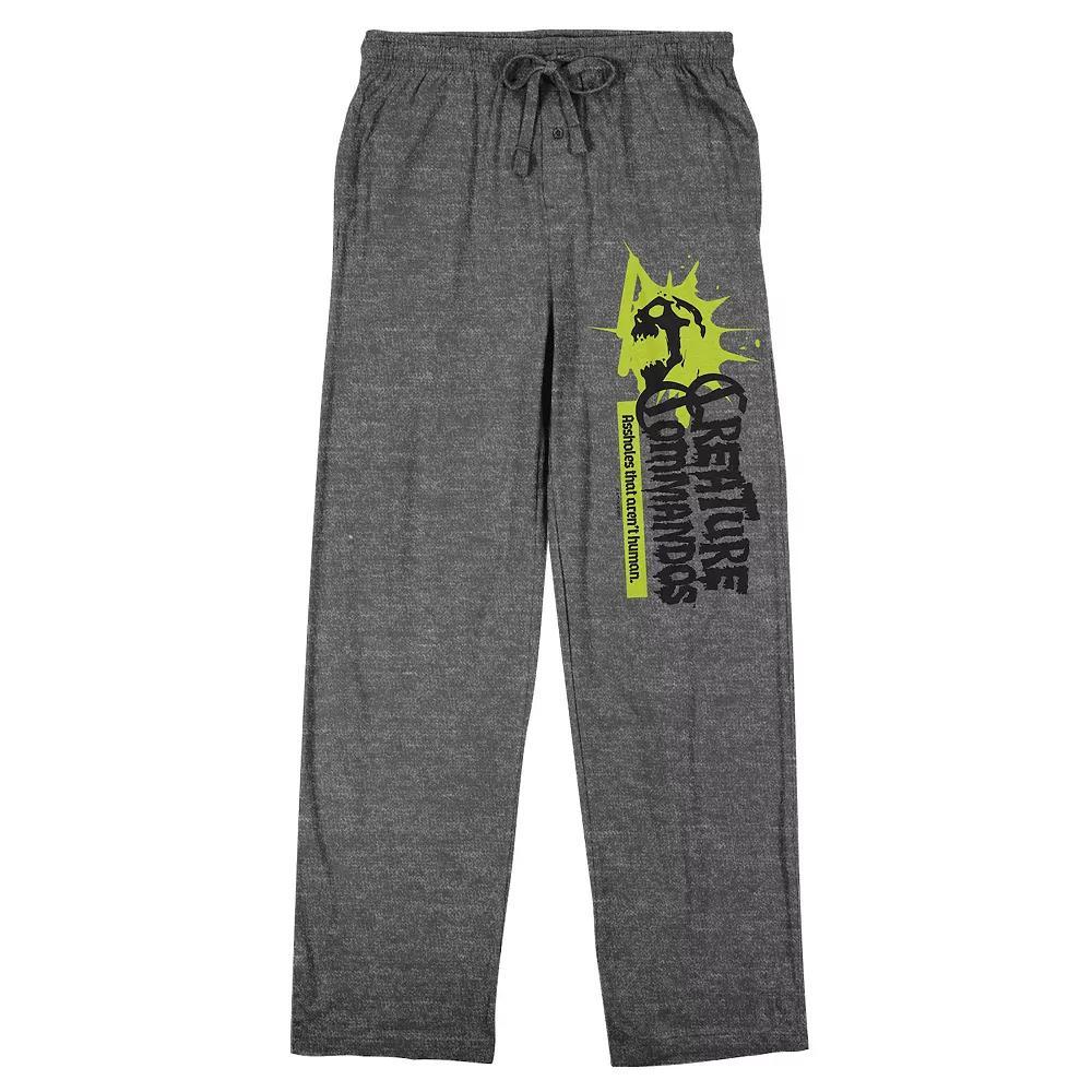 Men's Creature Commandos Sleep Pants, Size: Large, Black Product Image