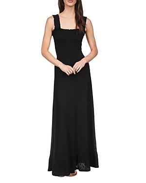 Womens Knite Smocked Eyelet Maxi Dress Product Image