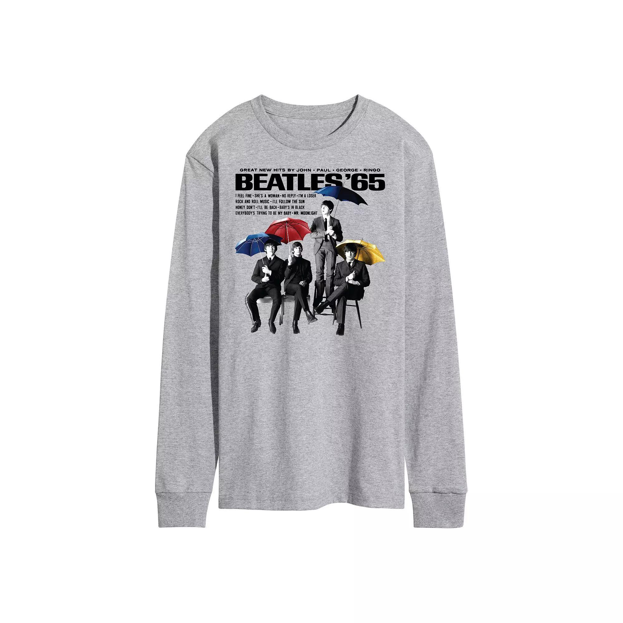 Mens The Beatles 65 Umbrellas Long Sleeve Tee Product Image