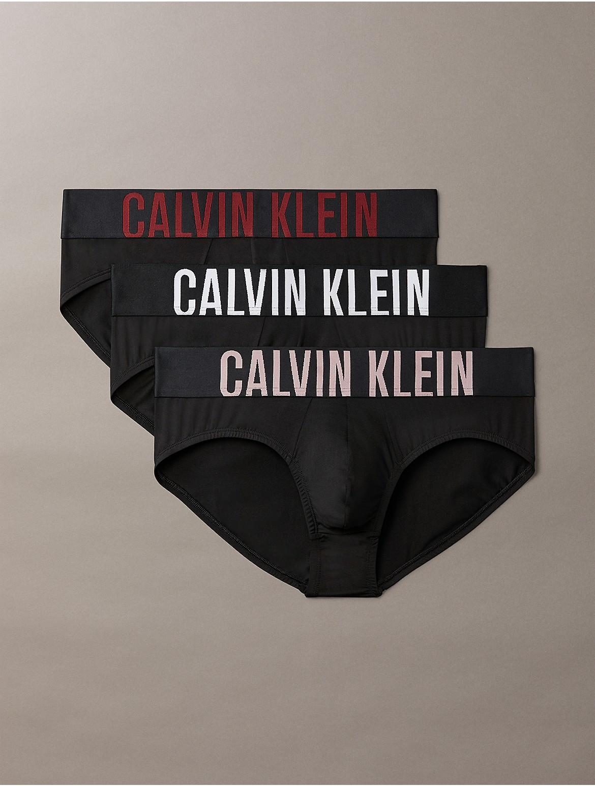 Calvin Klein Men's Intense Power Micro 3-Pack Hip Brief - Black - XL Product Image