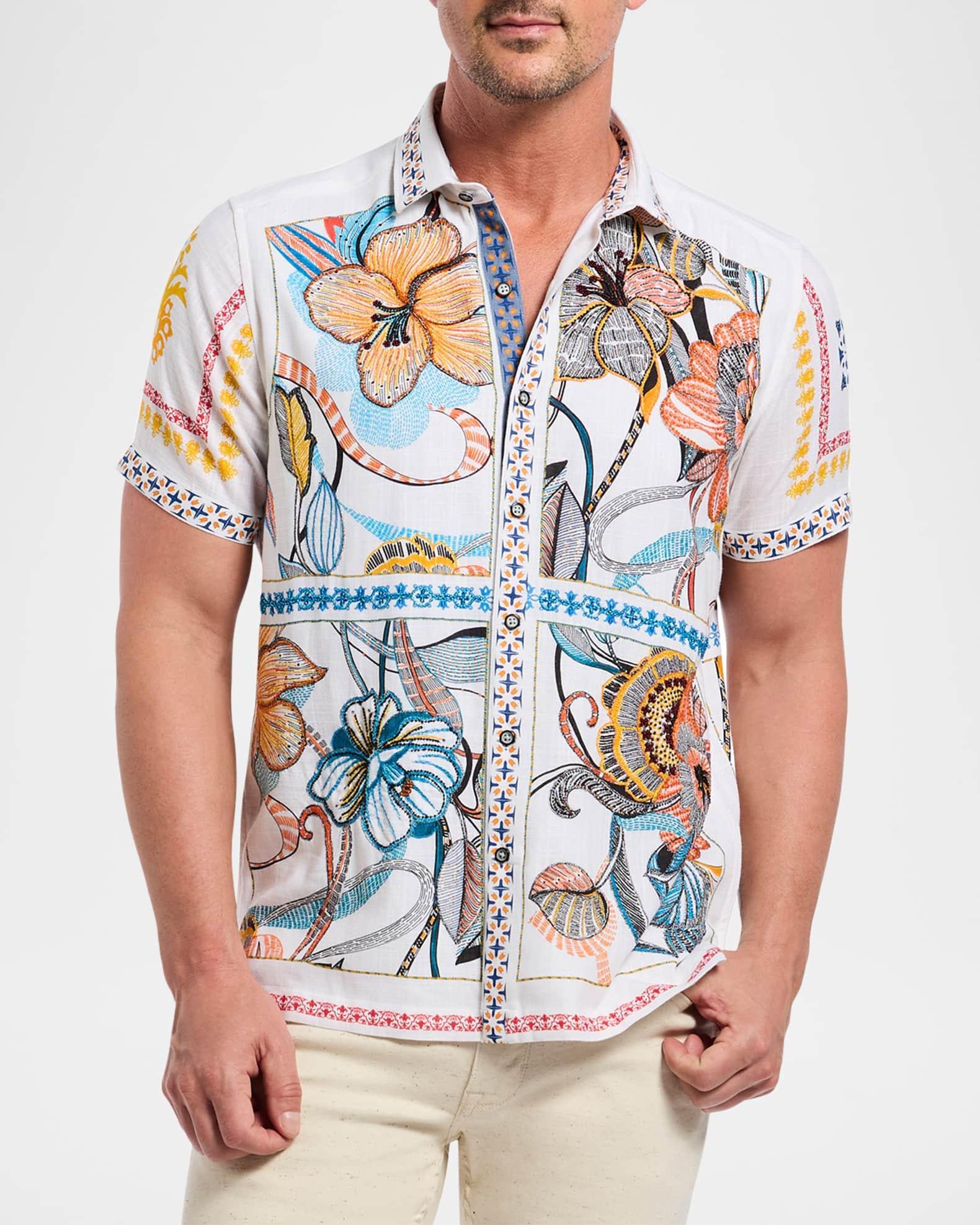 Men's Manzu Short-Sleeve Shirt Product Image