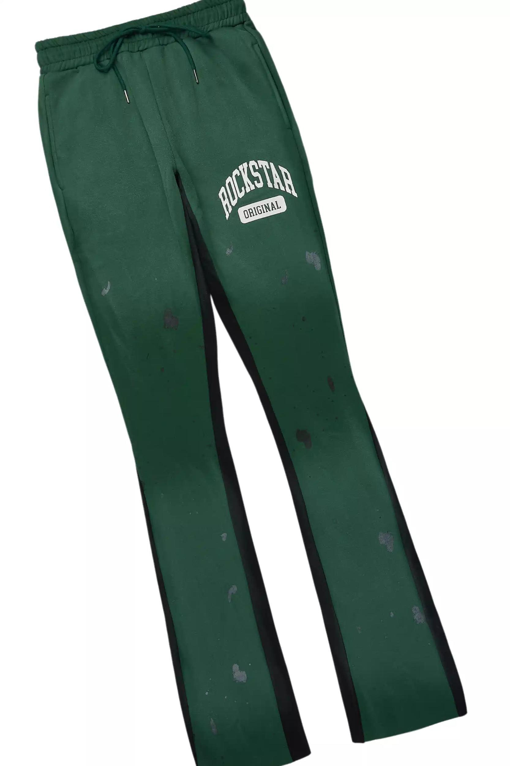 Rainer Green T-Shirt/Stacked Flare Track Set Male Product Image