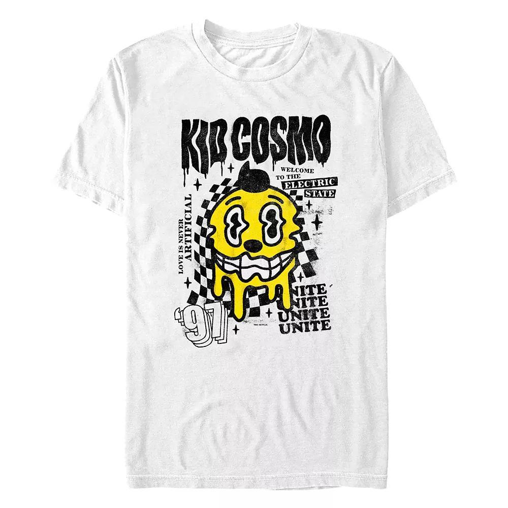 Big & Tall The Electric State Kid Cosmo Paint Graphic Tee, Men's, Size: 4XL, White Product Image