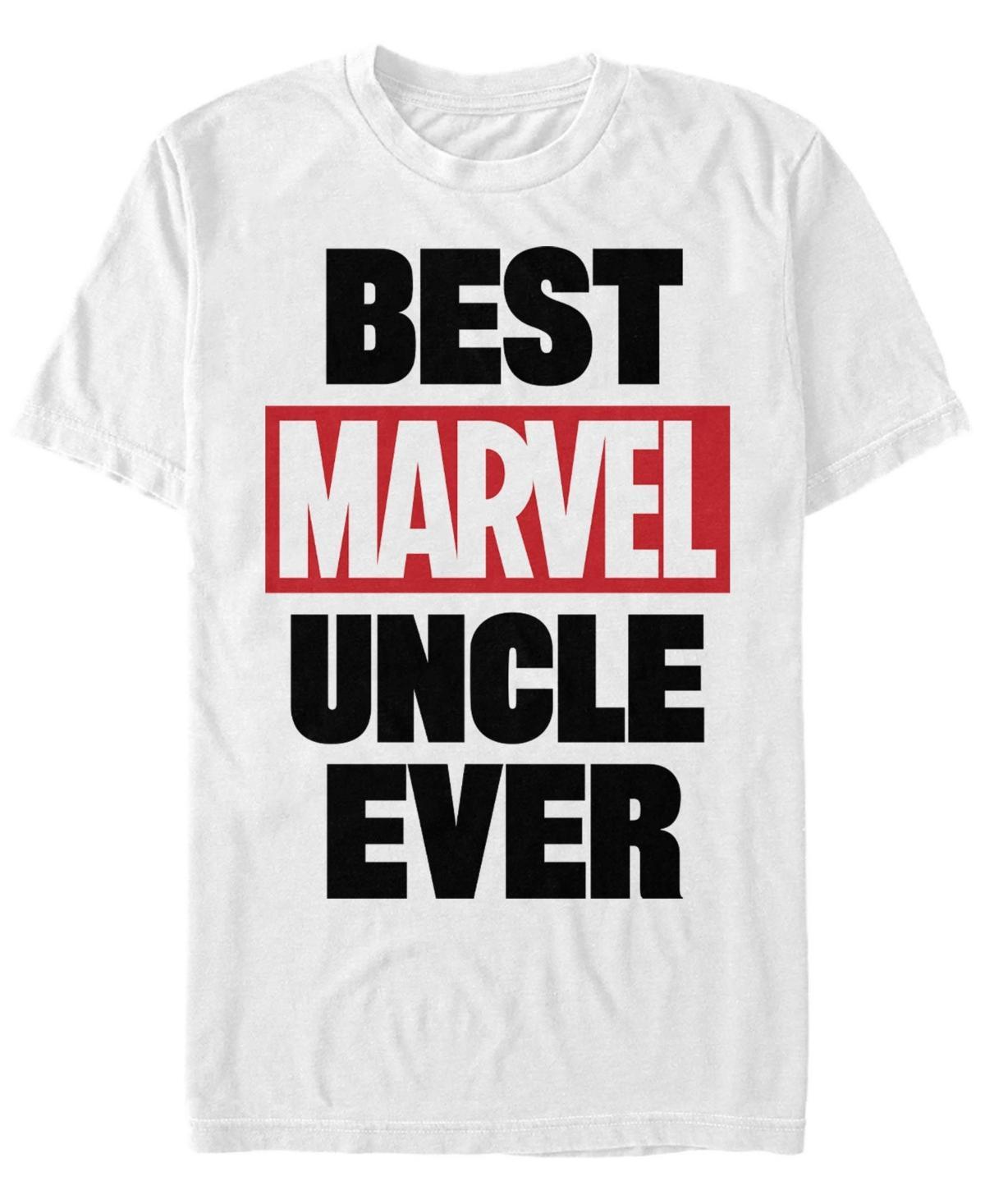 Men's Marvel Best Marvel Uncle Graphic Tee, Size: XXL, White Product Image