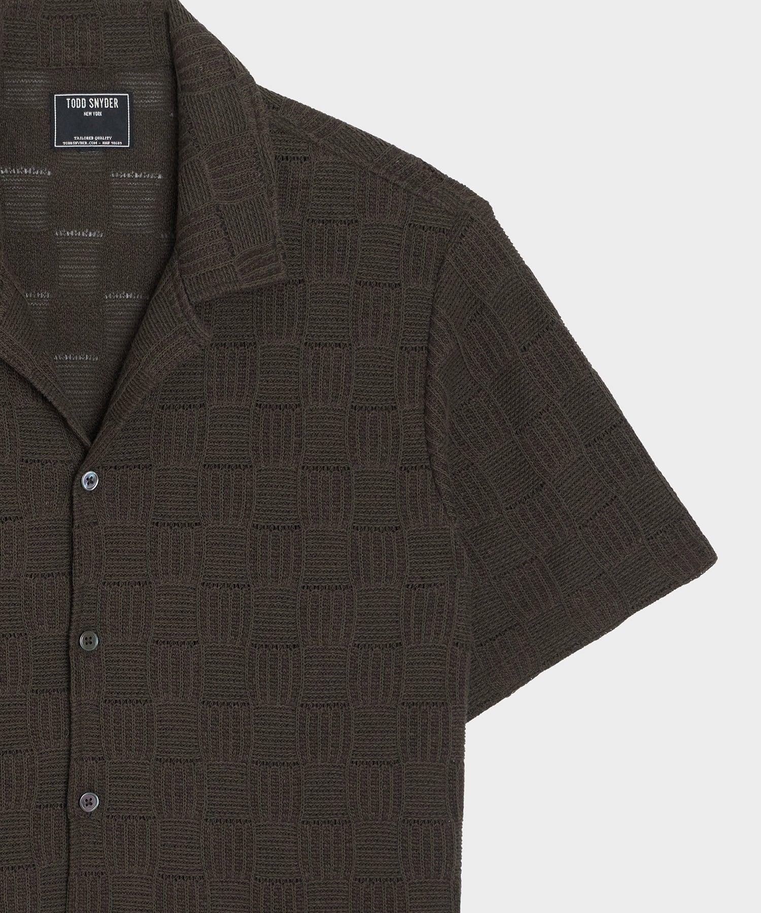 Relaxed Open-Knit Cabana Polo Product Image