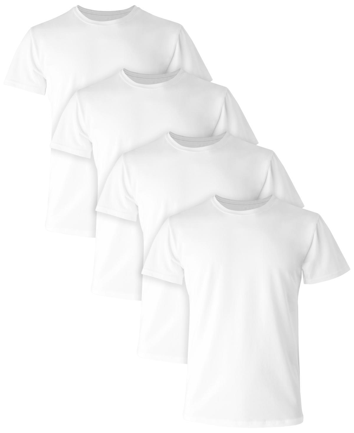 Hanes Ultimate 4-Pack Men's Comfort Fit Cotton Stretch Crewneck Undershirt, Size: XXL, White Product Image