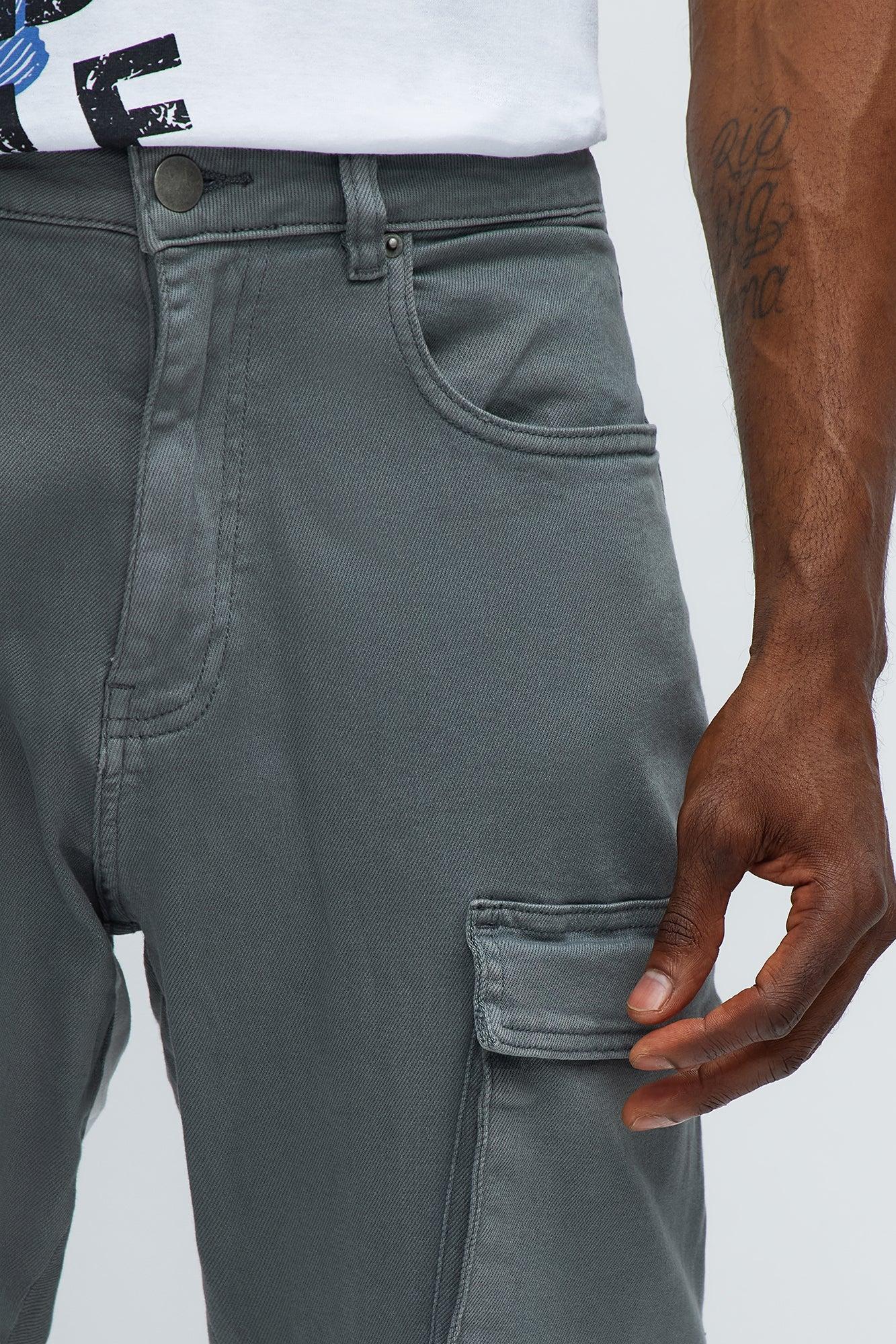 Slim Double It Up Cargo Pants - Sage Product Image