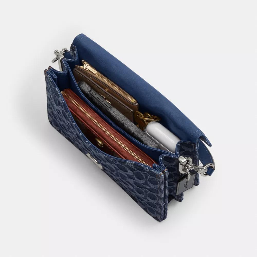 Chain Tabby Shoulder Bag In Signature Denim Product Image