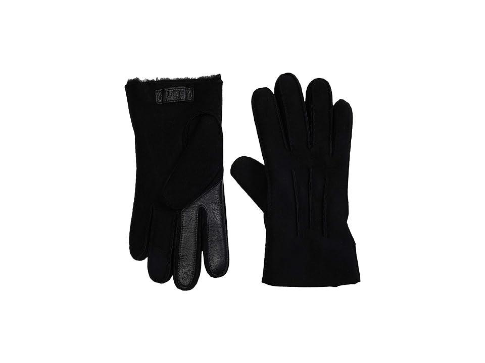 Mens Three-Cord Contrast Sheepskin Gloves Product Image