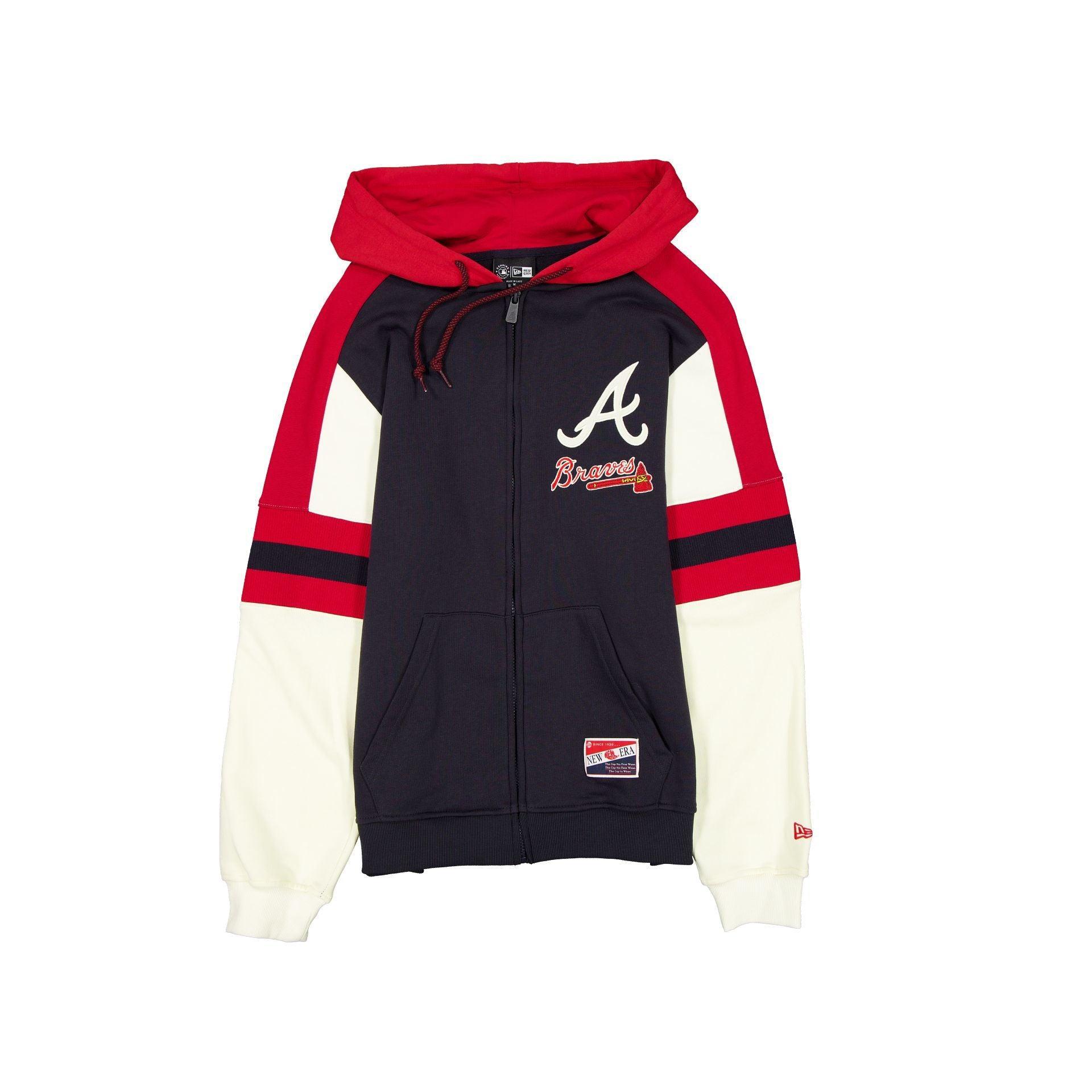Chicago Cubs Throwback Zipper Hoodie Male Product Image