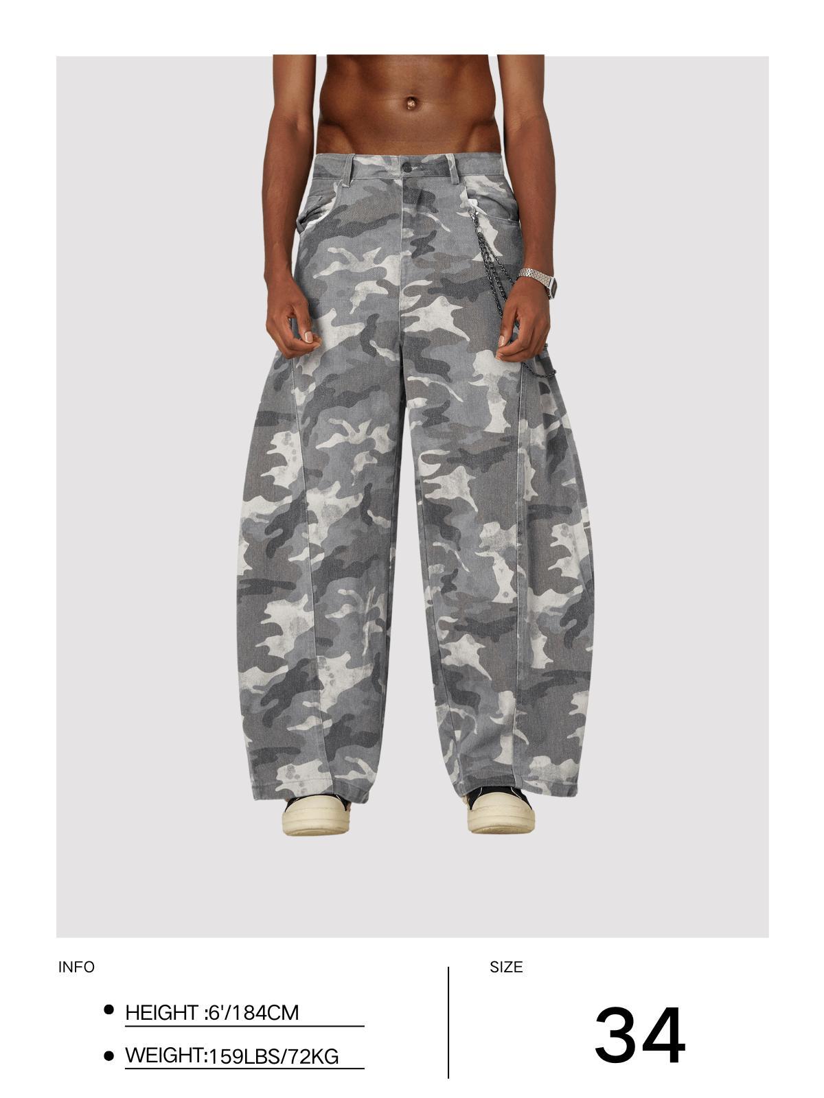 Aelfric Eden Camo Super Baggy Barrel Pants Product Image
