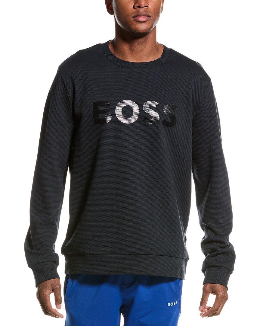 HUGO BOSS Boss  Salbo Crewneck Sweater In Black Product Image