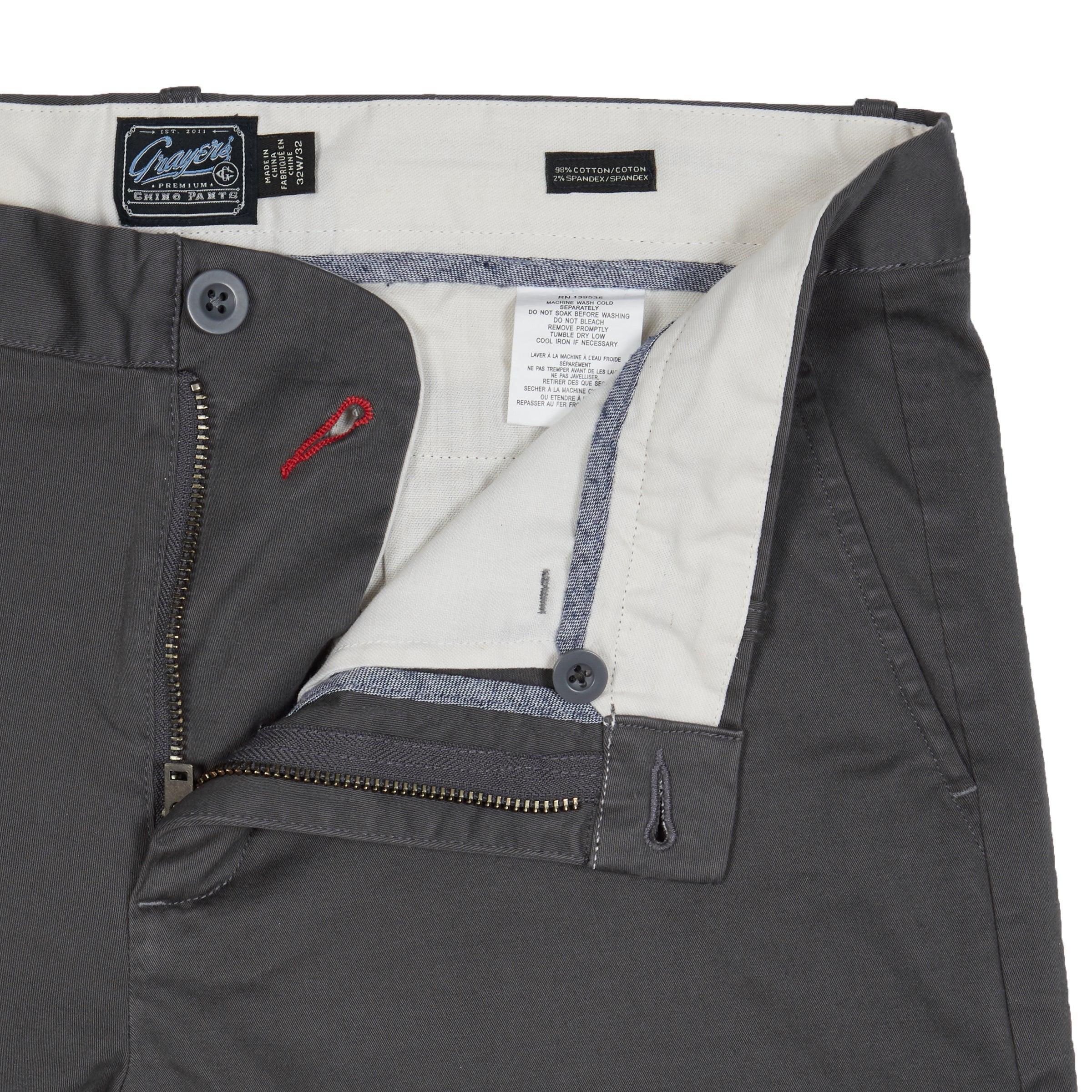 Jesse Stretch Chino Pants (Slim Fit)- Dark Gray (Final Sale)* Product Image