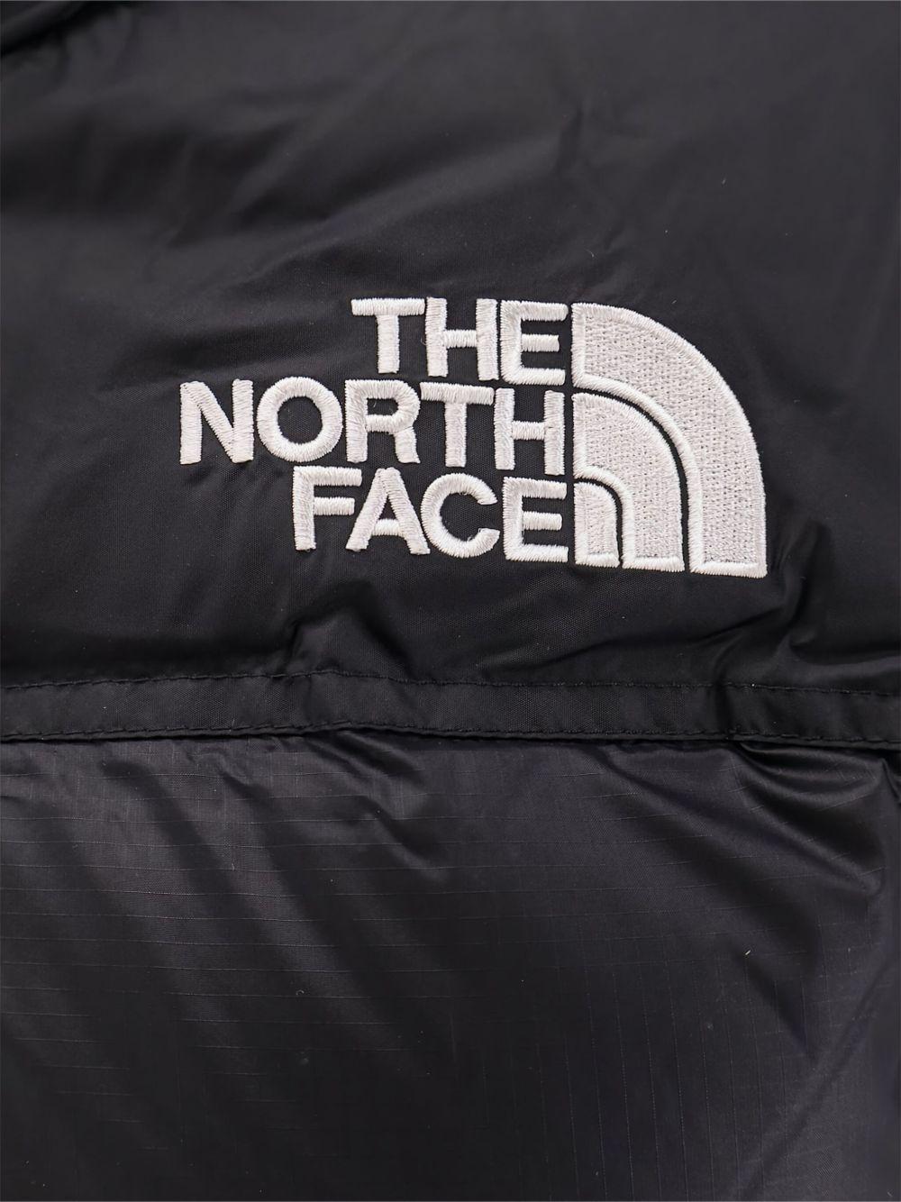 logo-embroidered puffer jacket Product Image