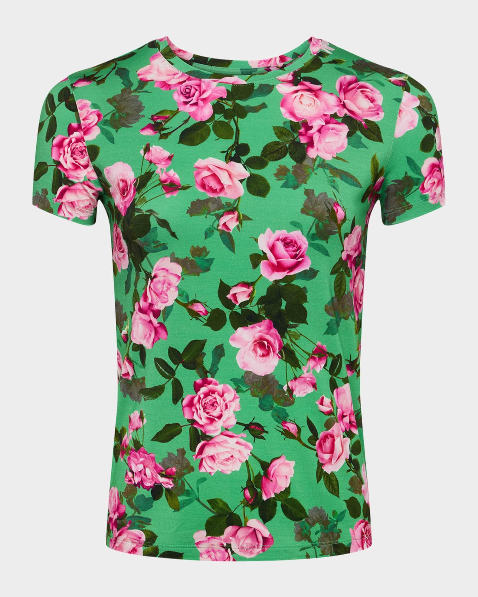 Ressi Short-Sleeve Santa Fe Rose Tee Product Image