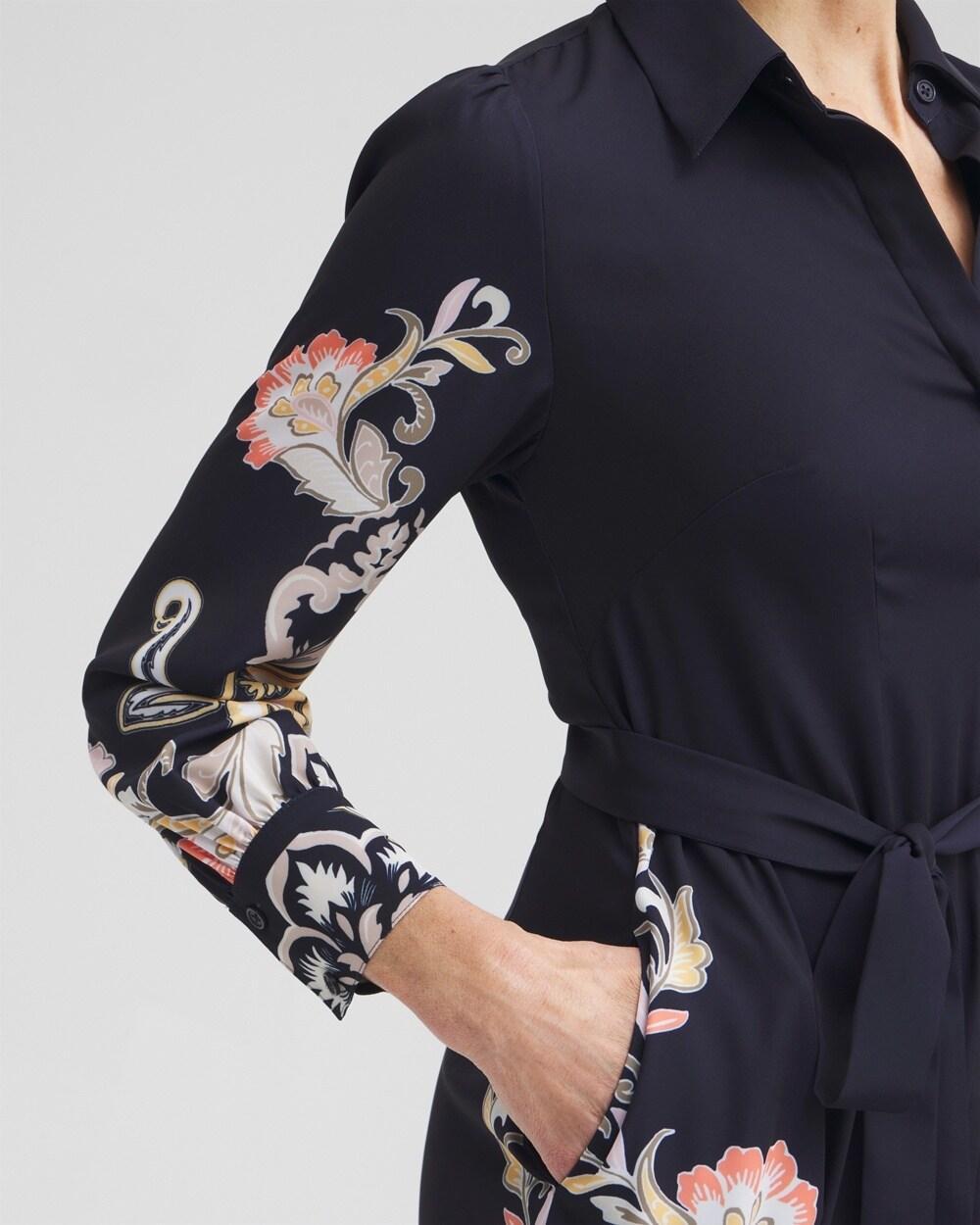 Floral Maxi Shirt Dress Product Image