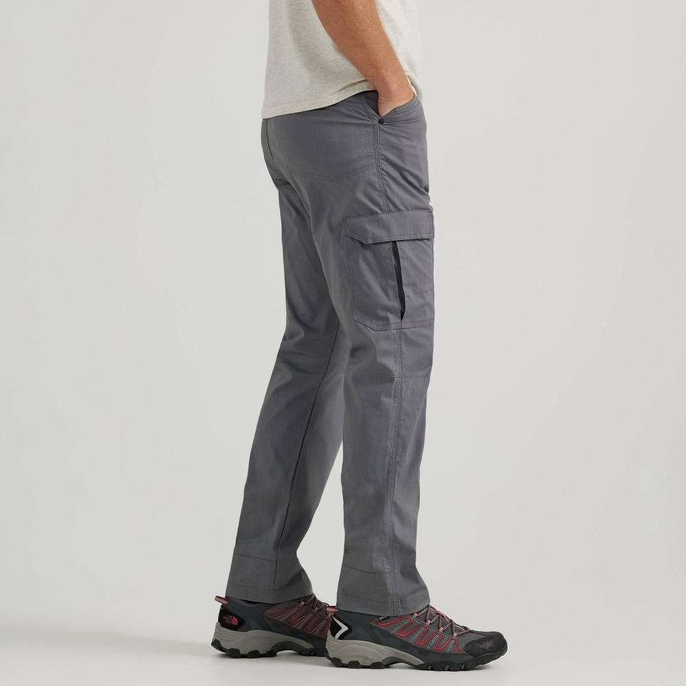 Wrangler Men's ATG Straight Cargo Pants - Poppy Seed 40x30: Heavyweight Mid Rise, Stretch Fabric Product Image