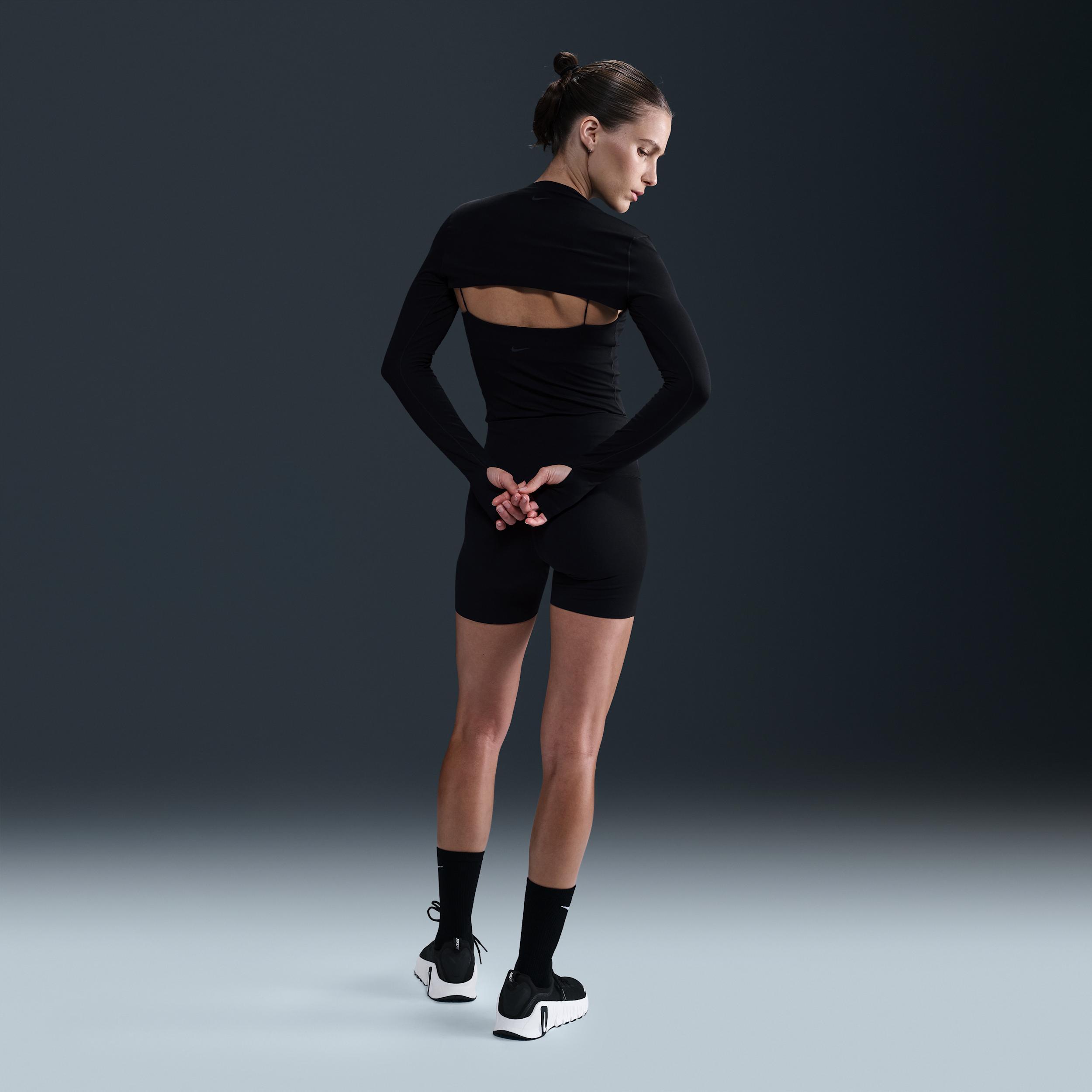 Nike Women's Zenvy Dri-FIT Long-Sleeve Shrug Top Product Image