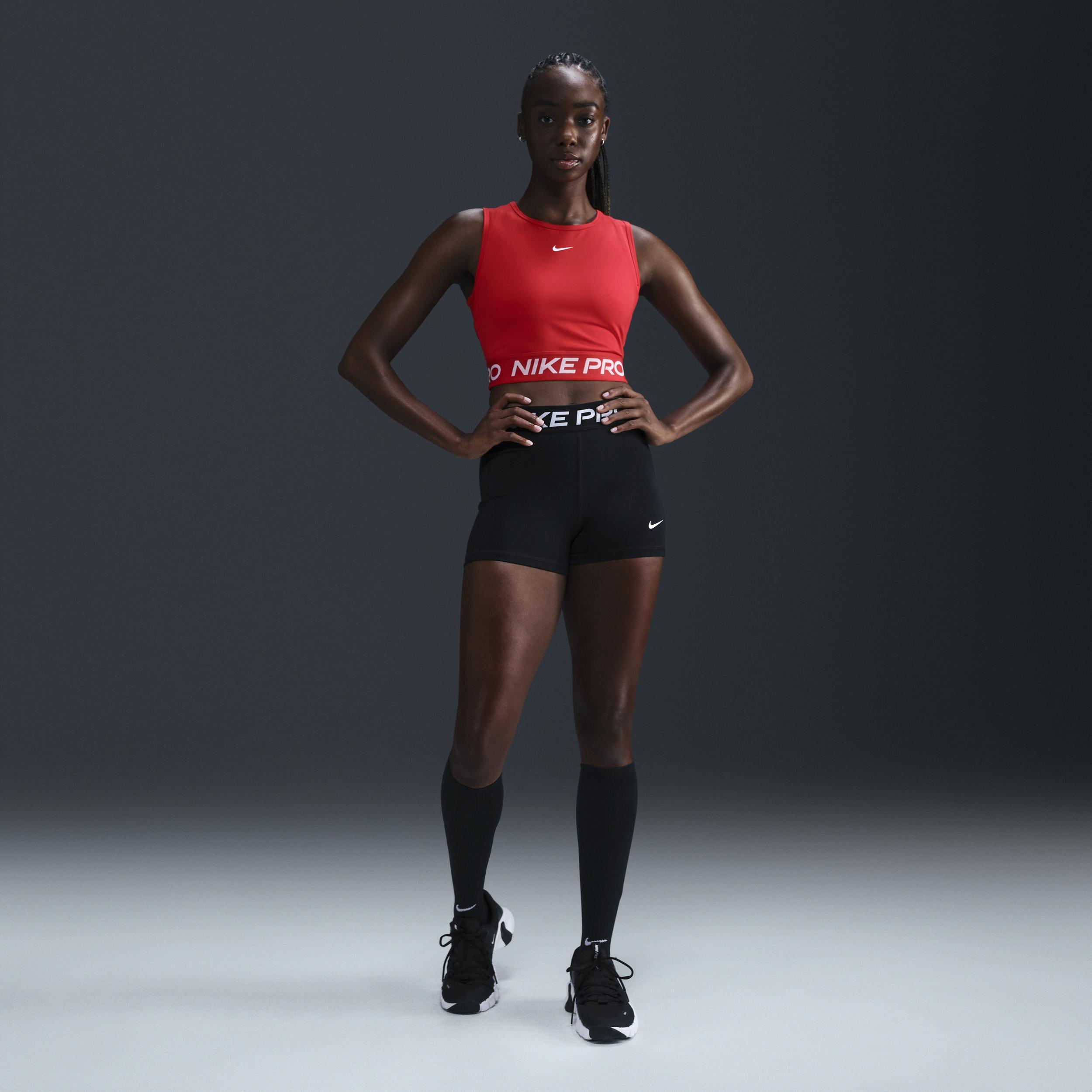 Womens Nike Pro Dri-FIT Cropped Tank Top Product Image