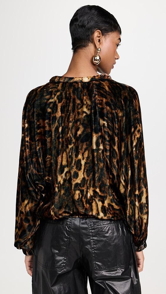 Isabel Marant Dabia Velvet Top | Shopbop Product Image