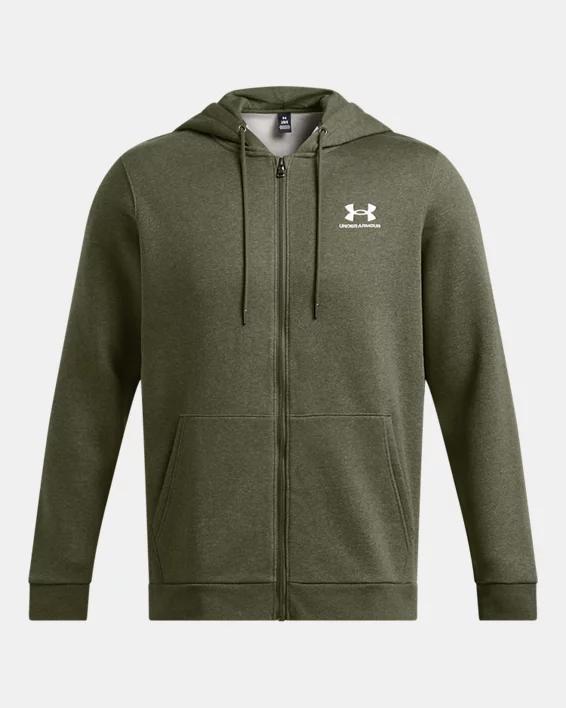 Under Armour Mens Under Armour Essential Fleece Full-Zip Hoodie - Mens Product Image